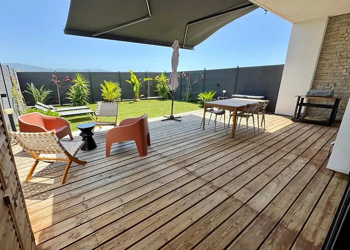 A Casetta Spacieux T2 50m2 Neuf Terrasse & Jardin Privatif A 3min Des Belles Plages