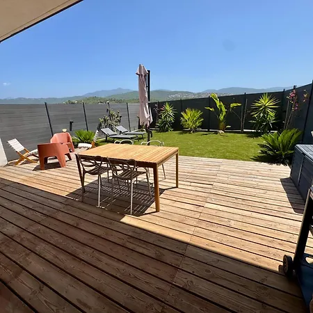 A Casetta Spacieux T2 50m2 Neuf Terrasse & Jardin Privatif A 3min Des Belles Plages بورْتِكْسْيو