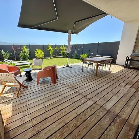à Casetta Spacieux T2 50m2 Neuf Terrasse&jardin Privatif à 3min Des Belles Plages