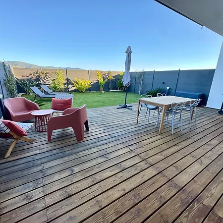 à Casetta Spacieux T2 50m2 Neuf Terrasse&jardin Privatif à 3min Des Belles Plages Apartamento *